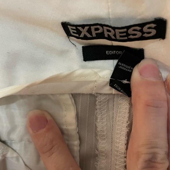 Express Editor Pin Striped Dress Prants Trousers - Picture 4 of 8